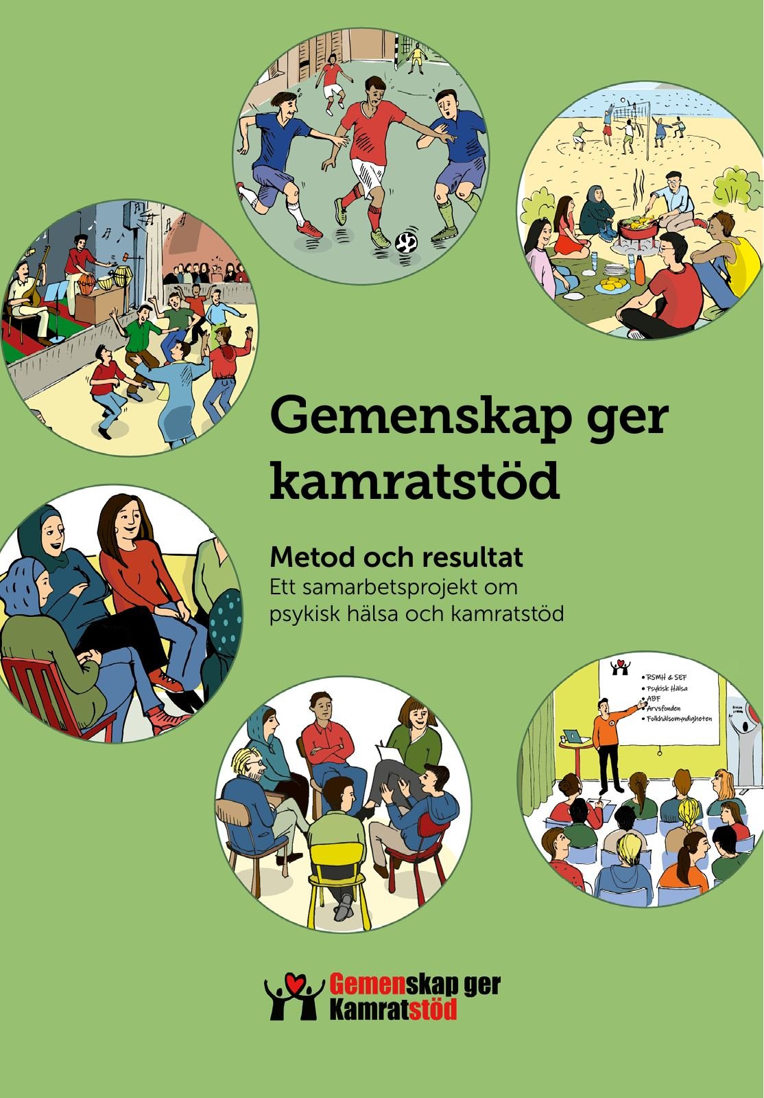 Omslag: Gemenskap ger kamratstöd – metod och resultat